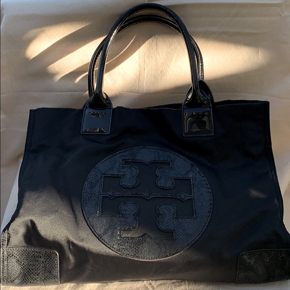 Tory Burch Large Black Tote